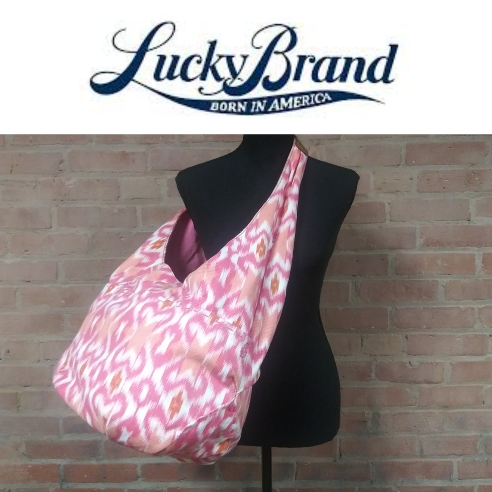 Lucky Brand | Women's X-Large Pink Patterned Bag